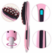 Електрична&nbsp;щітка-випрямляч Fast Hair Straightener HQT-906 Фен-щітка для випрямлення та укладки волосся з LED дисплеєм та регулюванням температури 51685 фото 3