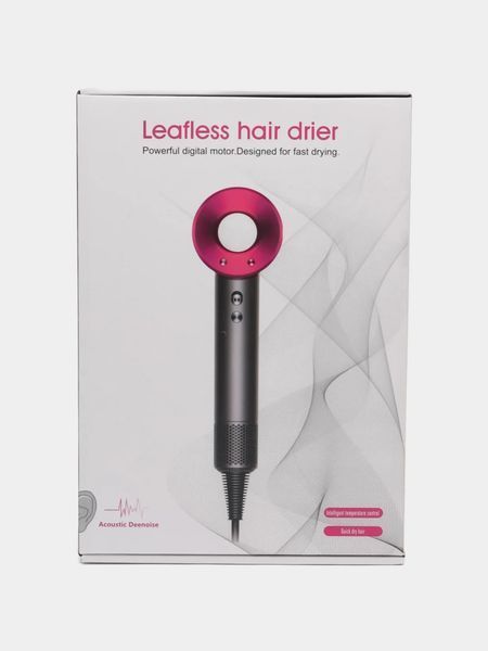Фен для волосся Leafless Hair Dryer S238-1 для дому та салону ∙ Легкий і іонний фен Leafless Hair Dryer S238-1 57121 фото
