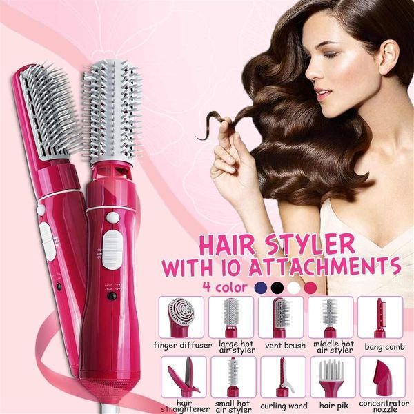 Професійний багатофункціональний стайлер для волосся Fullcome Hair Styler ST300 ∙ Фен-щітка 10 в 1 Fullcome Hair Styler ST300 56733 фото