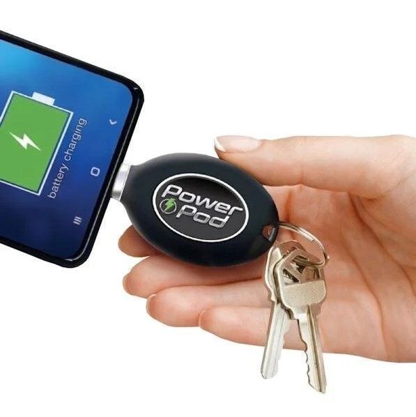 Powerbank &ndash; брелок для ключів Power Pod Emergency Charge 800 mAh Роз'єм Micro USB ∙ Портативний зарядний пристрій Power Bank для телефону 11773 фото