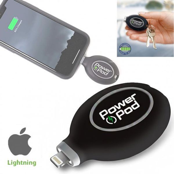 Powerbank &ndash; брелок для ключів Power Pod Emergency Charge 800 mAh Роз'єм Micro USB ∙ Портативний зарядний пристрій Power Bank для телефону 11773 фото