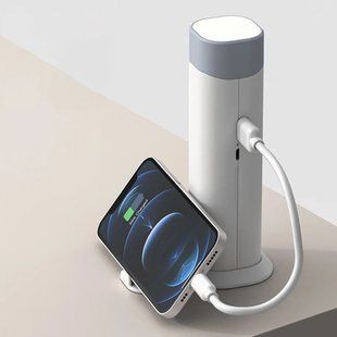 Ліхтар із функцією PowerBank ємністю 20000 мАг &middot; Портативний бездротовий світлодіодний світильник з підзарядкою для телефону 52429 фото