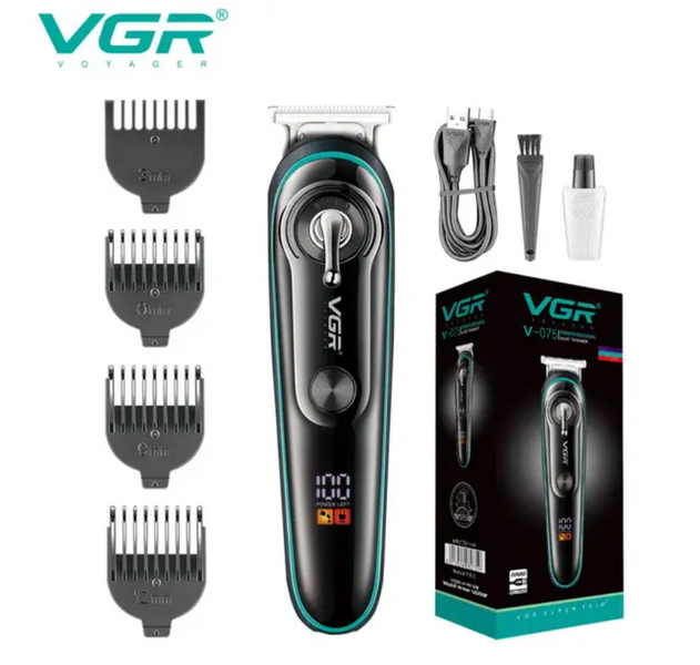Професійний тример для бороди та вусів VGR V-075 ∙ Машинка VGR V-075 для стрижки волосся та бороди 57264 фото