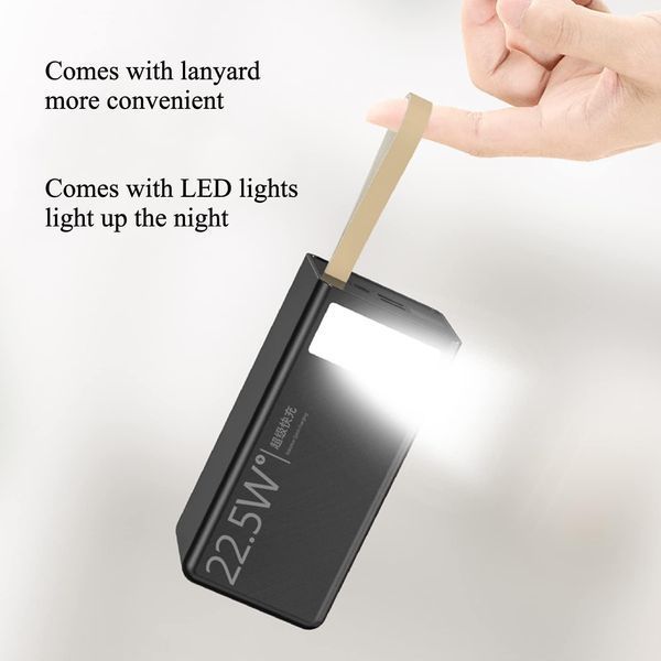 Мобільна зарядка UNITECH U86A 50000mAh 22.5W зі швидкою зарядкою ∙ Портативний акумулятор Power Bank UNITECH U86A 50000mAh 57332 фото