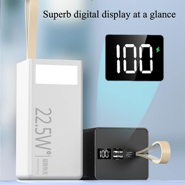 Мобільна зарядка UNITECH U86A 50000mAh 22.5W зі швидкою зарядкою ∙ Портативний акумулятор Power Bank UNITECH U86A 50000mAh 57332 фото