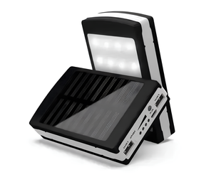 Портативний зарядний пристрій з ліхтариком Solar Power Bank 50000 mAh ∙ Зарядний пристрій Power Bank Solar 50000 mAh з LED ліхтариком 57394 фото