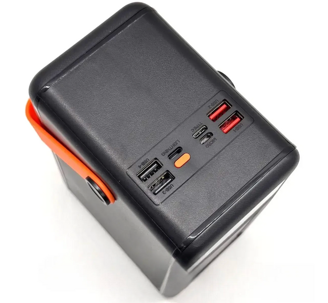 Power Bank YM-641 CX 180000 mAh з ліхтариком ∙ Повербанк YM-641 CX на сонячній батареї з дисплеєм 57424 фото