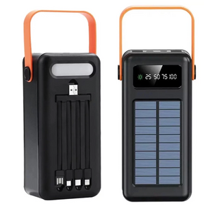 Power Bank SOLAR YM-636CX 80000 mAh з ліхтариком ∙ Портативний акумулятор YM-636C на сонячній батареї 57425 фото