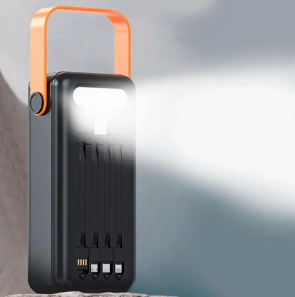 Power Bank SOLAR YM-636CX 80000 mAh з ліхтариком ∙ Портативний акумулятор YM-636C на сонячній батареї 57425 фото