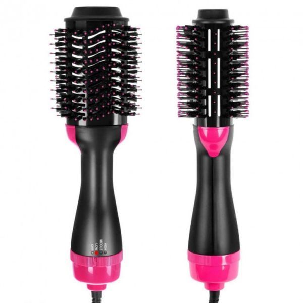 Фен - щітка для волосся One Step Hair Dryer and Styler Стайлер з обертанням для укладання волосся 3 в 1 50064 фото