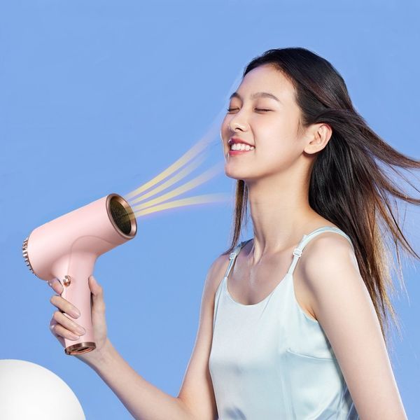 Фен бездротовий Portable Hair Dryer на USB зарядці з 2 швидкісними режимами та вбудованим акумулятором 11853 фото