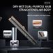 Фен-стайлер для волосся AND KM-6910 чорний 1000 Вт &bull; Фен-щітка для сушіння, укладки, об&rsquo;єму, локонів і домашнього стайлінгу 58081 фото 2