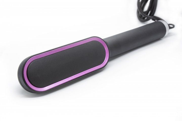 Розчіска &ndash; випрямляч Hair Straightener 909B для випрямлення волосся ∙ Праска щітка з турмаліновим покриттям ∙ 6 температурних режимів 51605 фото